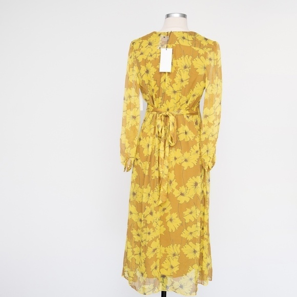 Joie Kaz Silk Floral Midi Dress - Picture 3 of 13
